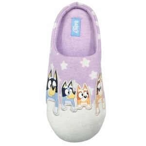Bluey Womens Purple and White Slippers